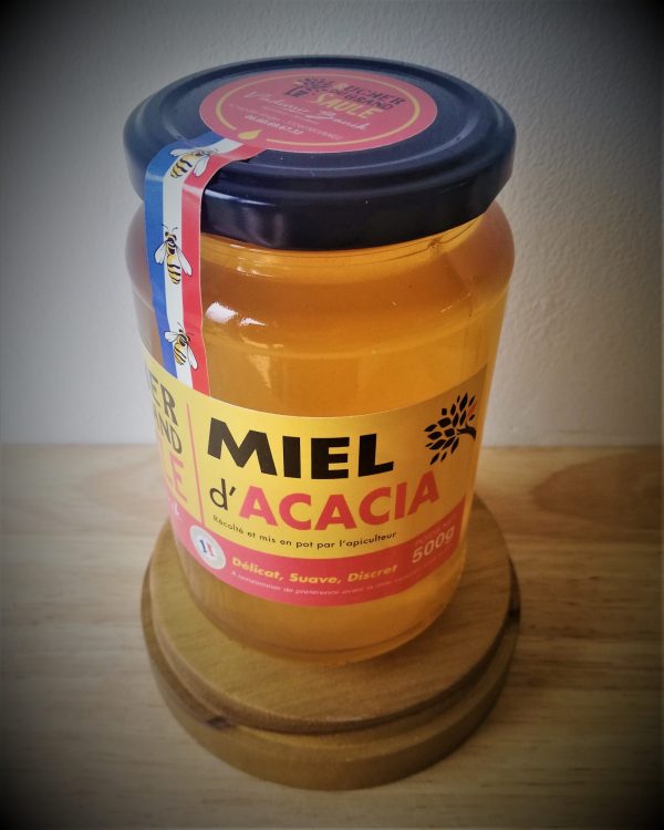 Miel d'acacia - 500 grs - Rucher du Grand Saule