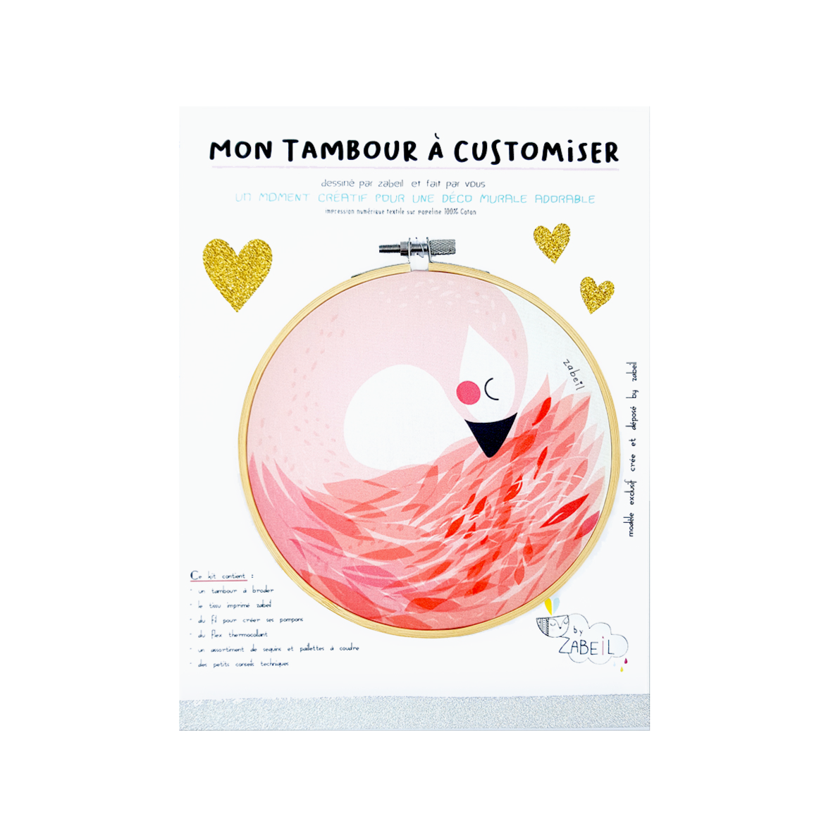 Kit tambour mural à customiser DIY - Zabeil – Image 7