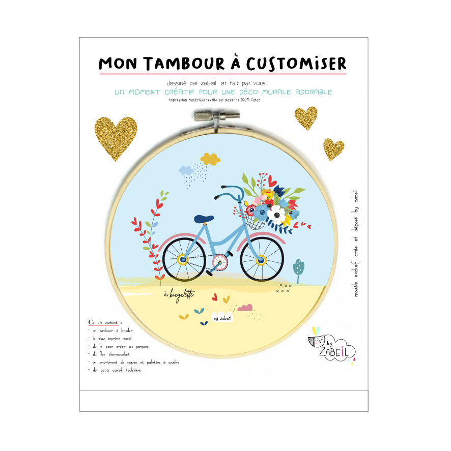 Kit tambour mural à customiser DIY - Zabeil – Image 6