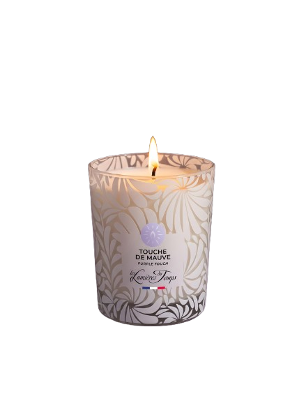 Bougie 180 grs - touche de mauve - Les Lumière du temps – Image 2