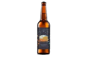 Bière brune artisanale – 33 cl - Brasserie Papyllon – Saveurs toastées & orange confite