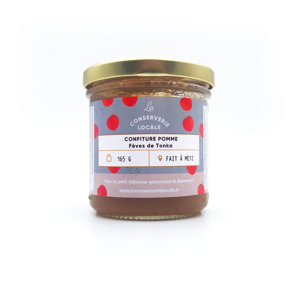 Confiture pomme fèves de tonka La conserverie locale Idées et saveurs