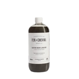 Savon Noir Liquide - 500 ml - Made in France - Fer à Cheval