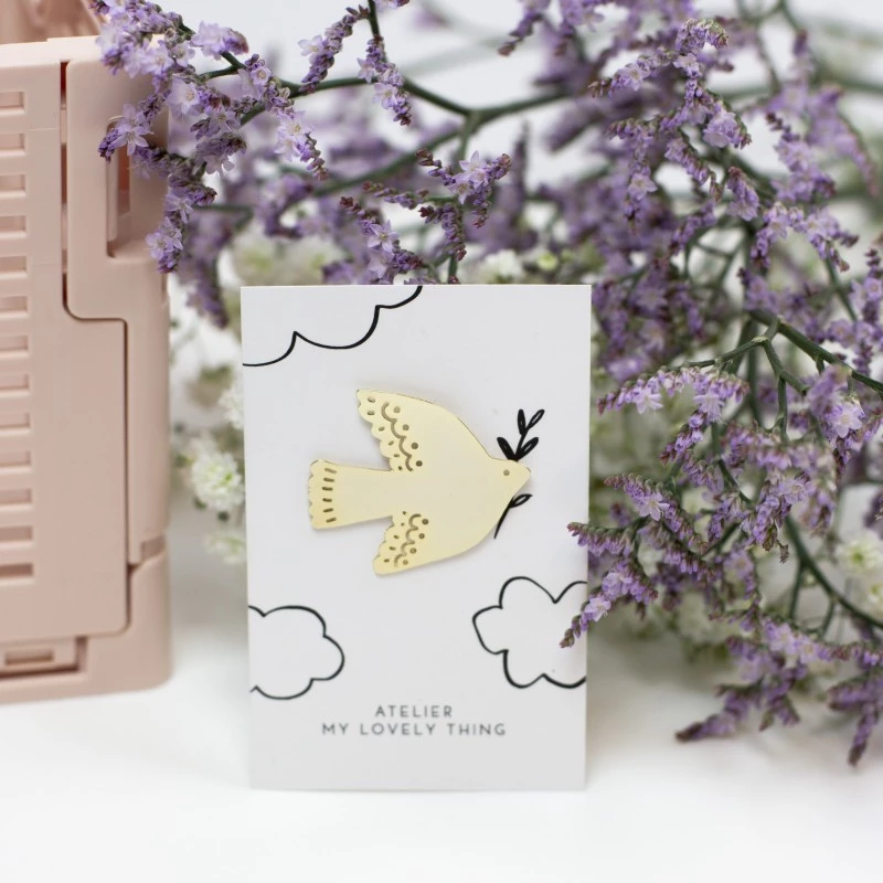 Pin's colombe En Laiton - My lovely thing – Image 4
