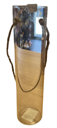 Soliflores transparents avec cordes