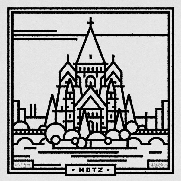 Affiche Metz – Temple neuf – Val Gal