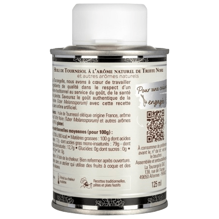 Huile à l'arôme naturel de Truffe Noire (125ml) - La Tourangelle – Image 2
