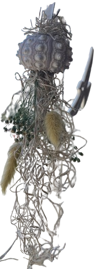 Méduse avec fleurs séchées – Image 2