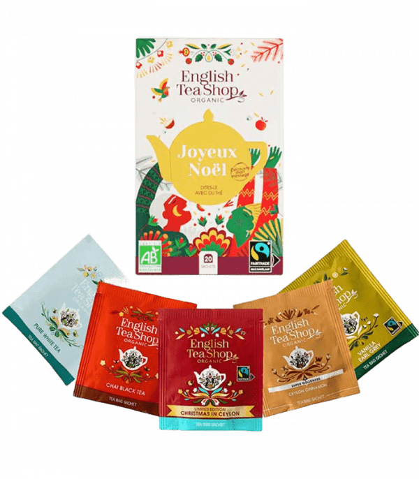 Assortiment Joyeux Noël Bio - 20 sachets - English tea shop