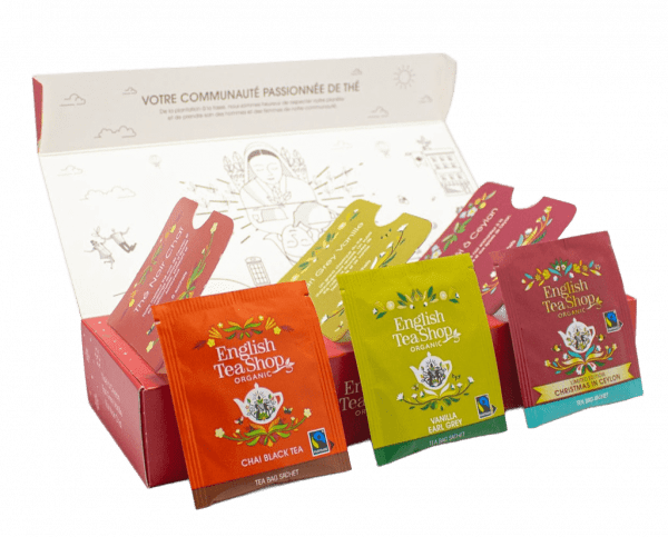 Coffret Délices Noël Rouge Bio - 24 sachets - English Tea Shop – Image 2