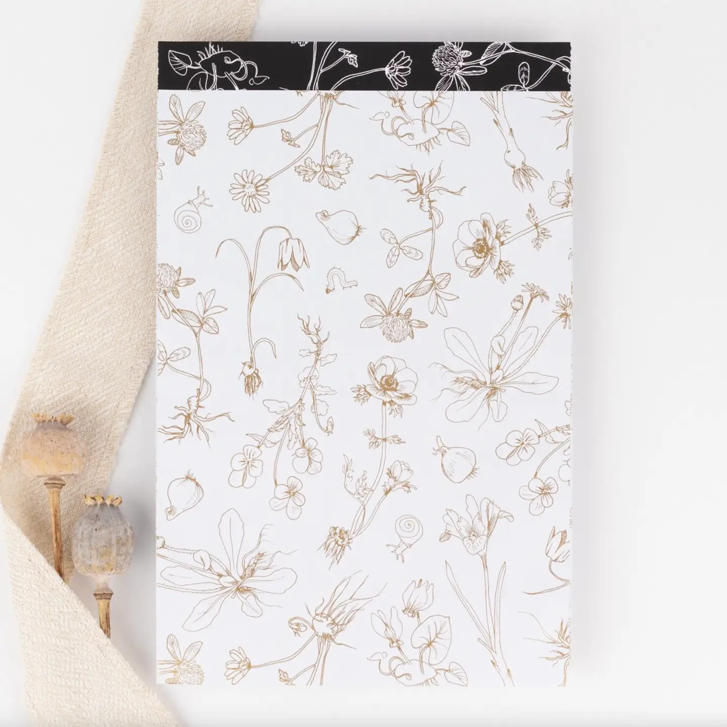 Pochette cadeau Nouvelle Vie, blanc/or – Image 2