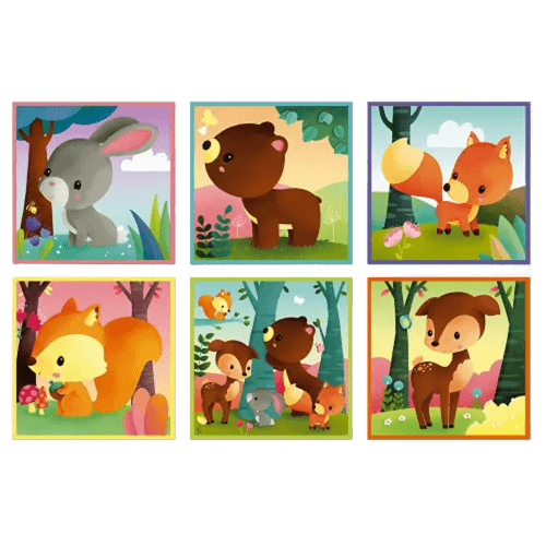 Kubkid - 9 Cubes Animaux De La Foret - Janod – Image 4