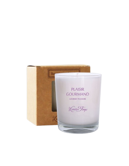 Bougie 180 gr - Plaisir Gourmand - Lumière du temps