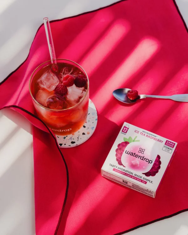 Microdrink - Thé glacé framboise - Waterdrop – Image 3
