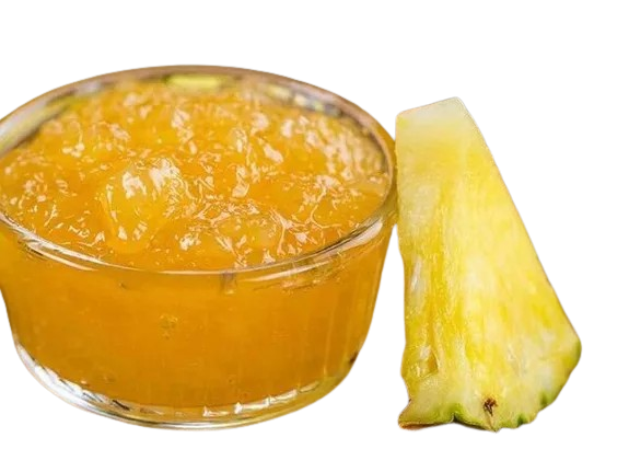Confiture extra Ananas Vanille 220gr - les confitures de la Hoube – Image 4