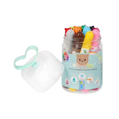 Set de 12 Feutres - Teddy Friends - Legami