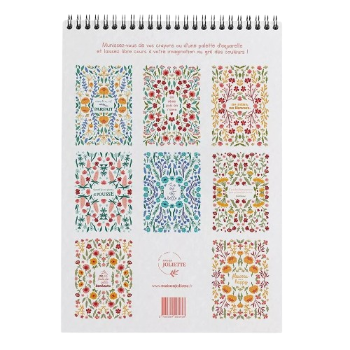 Carnet de coloriage A4 - Petits bonheurs - Maison Joliette – Image 4