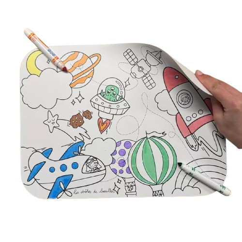 Set de table magique Espace & Planètes – DB Kids (Les Drôles de Bouilles)