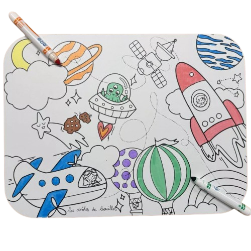 Set de table magique Espace & Planètes – DB Kids (Les Drôles de Bouilles) – Image 2