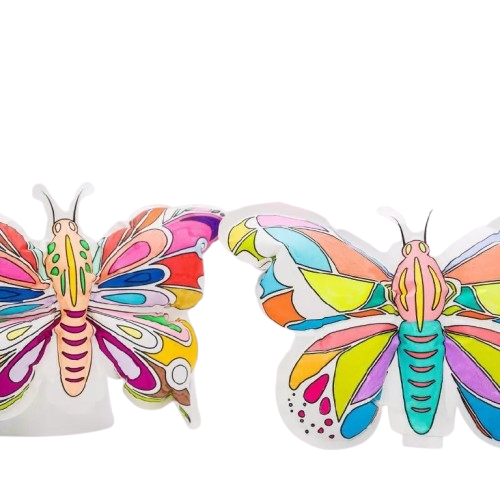 Coloriages gonflables - 2 papillons à colorier - Ara-creative – Image 5