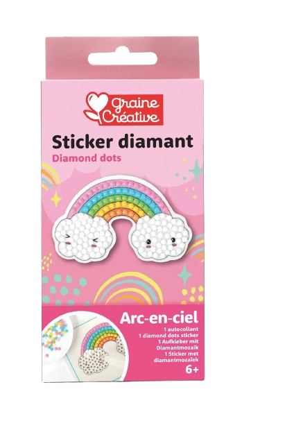 Kit diamant mosaïque sticker - Arc en ciel - Graine Créative – Image 2