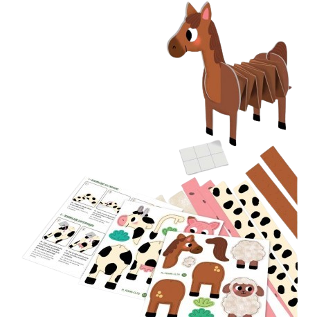 🐷 Pliages accordéons – Animaux de la ferme – Image 4