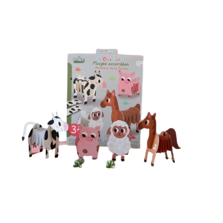 🐷 Pliages accordéons – Animaux de la ferme – Image 2