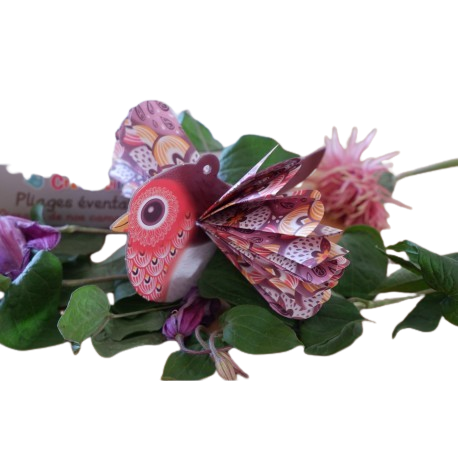 🐦 Pliages éventails – Oiseaux de nos campagnes – Image 2