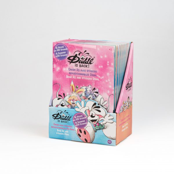 Cahier avec stickers repositionnables A5 - Diddl – Image 4