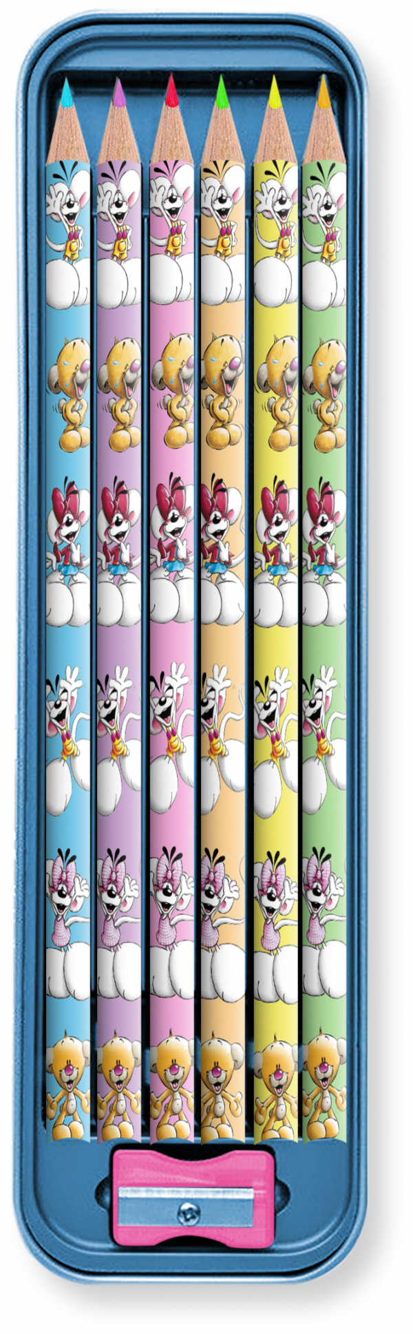 Plumier métal 6 crayons de couleurs - Diddl – Image 5