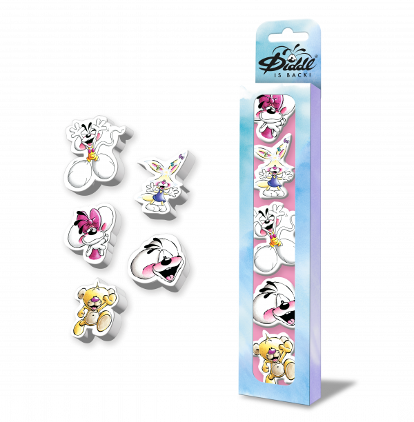 Set gommes 3D - Diddl – Image 3