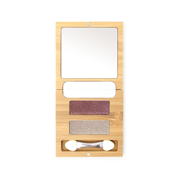 Bamboo Box Duo – Palette rechargeable pour 2 ombres à paupières - Zao makeup – Image 3