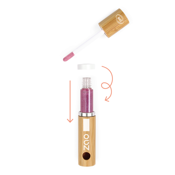 ✨ Gloss lèvres bio, Vegan et rechargeable | ZAO Make‑Up – Image 3