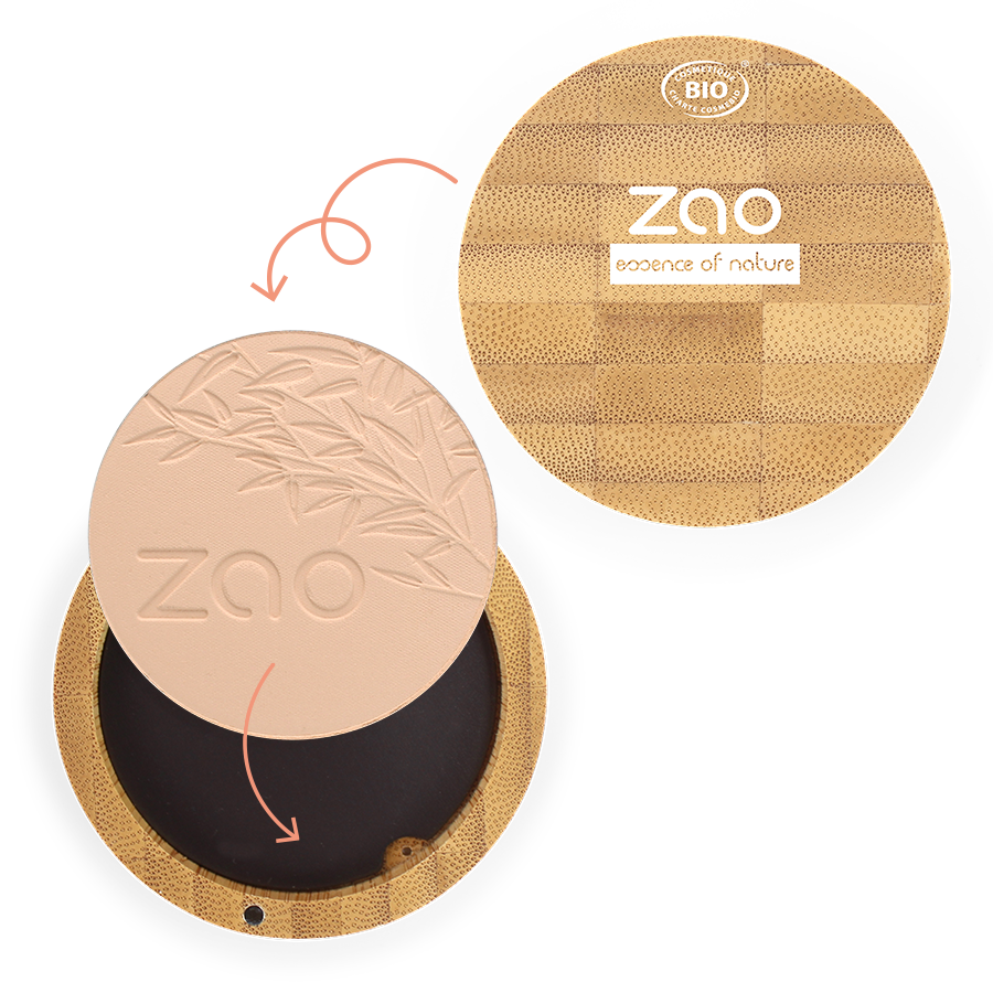 Poudre Compacte Bio & Vegan - rechargeable – ZAO Make-Up – Image 3
