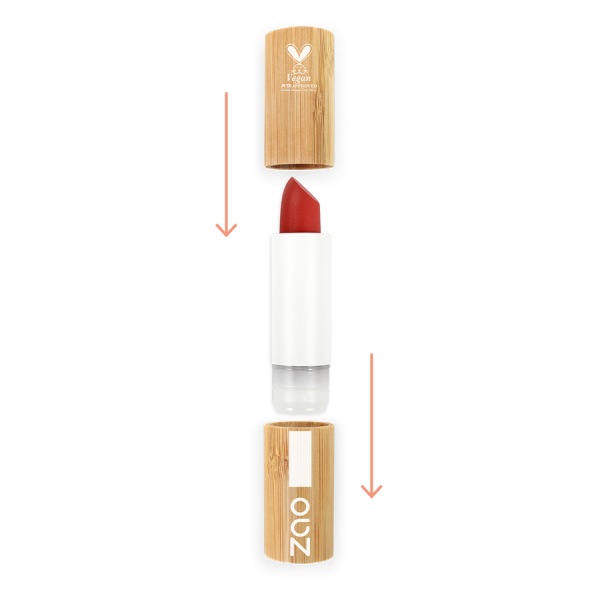 💄 Rouge à Lèvres Audacieux Bio & Vegan – rechargeable - ZAO Make-Up – Image 4