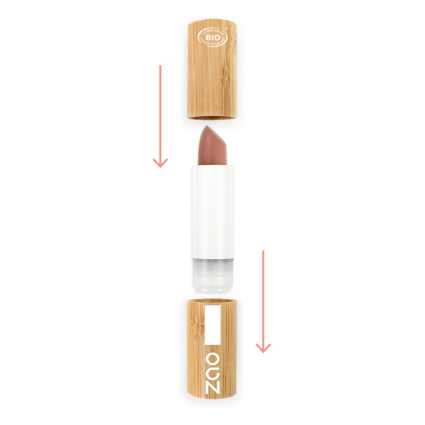 💄 Rouge à Lèvres Cocoon Bio & Vegan – rechargeable - ZAO Make-Up – Image 3