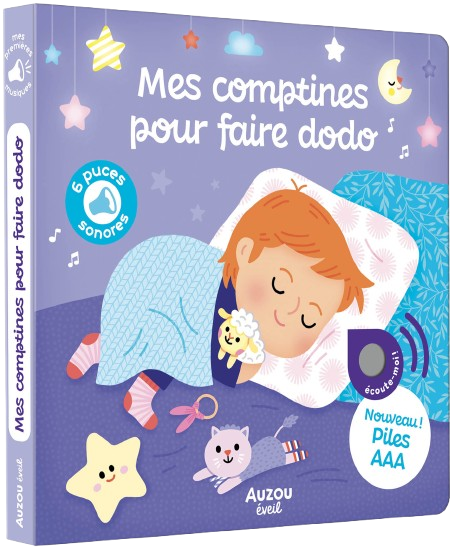 Mes premiers sonores - mes comptines pour faire dodo - Auzou