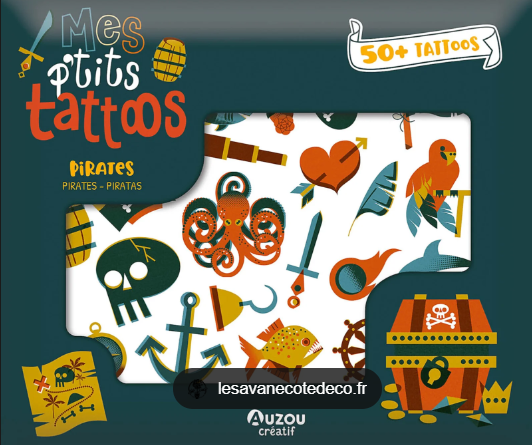 Mes p'tits tattoos - Pirates - Auzou