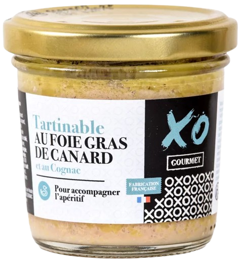 Tartinable foie gras de canard et au cognac - Xo gourmet