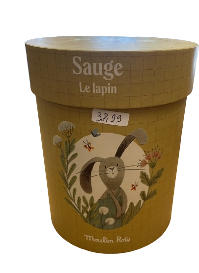Poupée lapin sauge (en boîte) - Trois petits lapins - Moulin Roty – Image 2