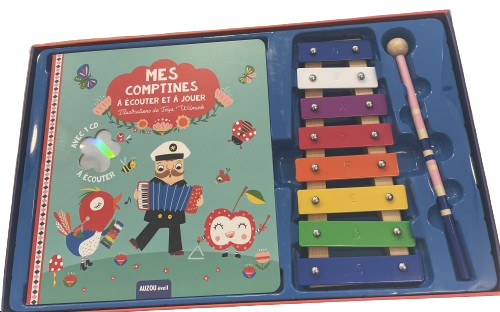 Mon coffret d'éveil musical - comptines à écouter avec xylophone