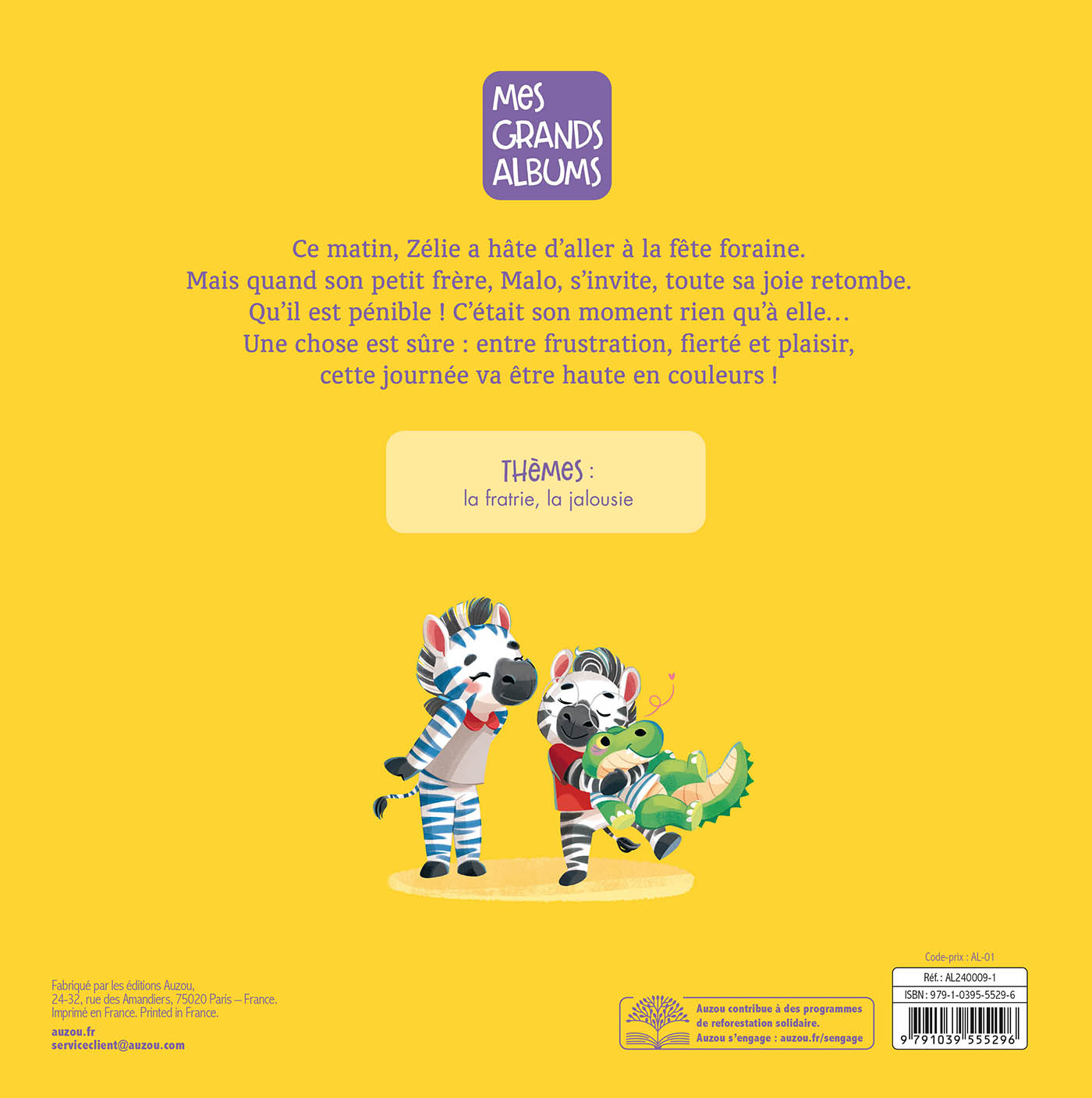 Livre Zélie et les émotions en famille - Auzou – Image 4