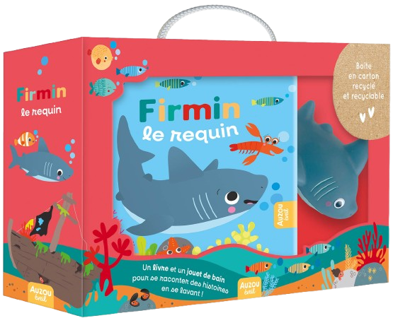 Mon premier livre de bain - Firmin le requin - Auzou