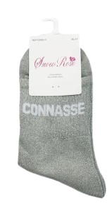 Chaussettes à paillettes - message "Connasse" – Image 6