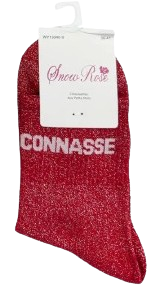 Chaussettes à paillettes - message "Connasse" – Image 2