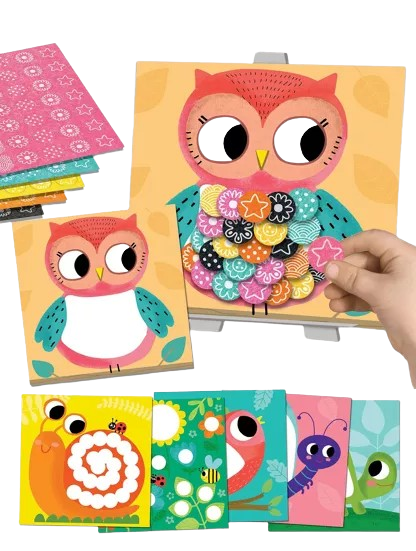 Tableaux en Feutrine « Dans le Pré » – Coffret Créatif Enfant Créa Lign 🎨✨ – Image 2