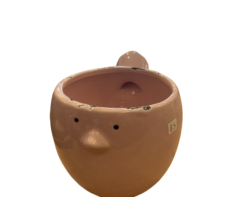 Grand cache-pot oiseau en porcelaine – Image 2
