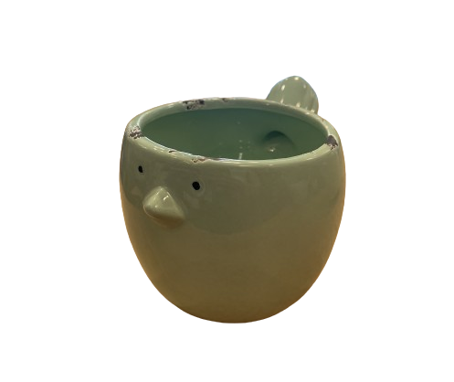 Grand cache-pot oiseau en porcelaine – Image 5