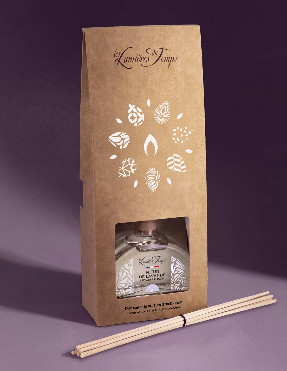 Diffuseur d'ambiance 100 ML - Lavande - Les lumières du temps – Image 2