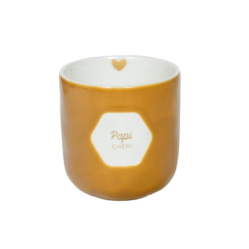 Tasse message "papi chéri"